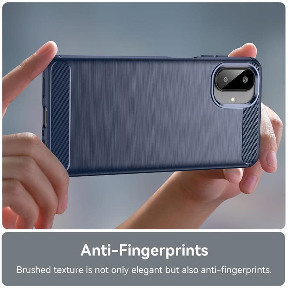 Techsuit Carbon Silicone - θήκη για Samsung Galaxy A07 4G - Μπλε - Image 2