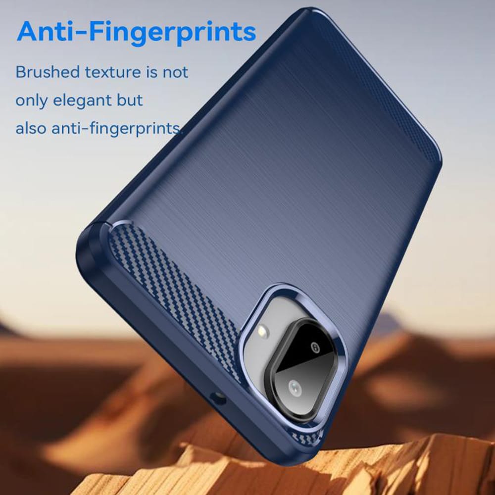 Techsuit Carbon Silicone - θήκη για Samsung Galaxy A07 4G - Μπλε - Image 3