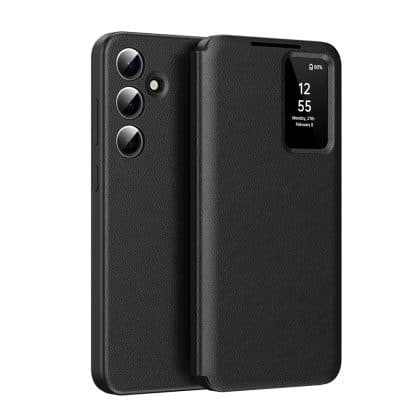 Techsuit SmartView Series - θήκη για Samsung Galaxy S25 FE - Μαύρο