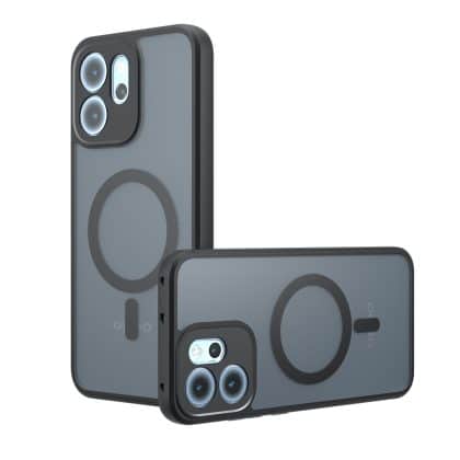 Techsuit PureFrost MagSafe - θήκη για Oppo Reno14 F / Reno14 - Μαύρο