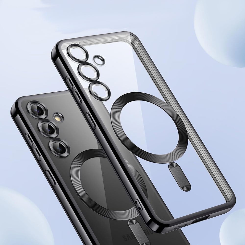 Techsuit - Πολυτελές Crystal Magsafe - Samsung Galaxy S25 Fe - Ασημί - Image 4