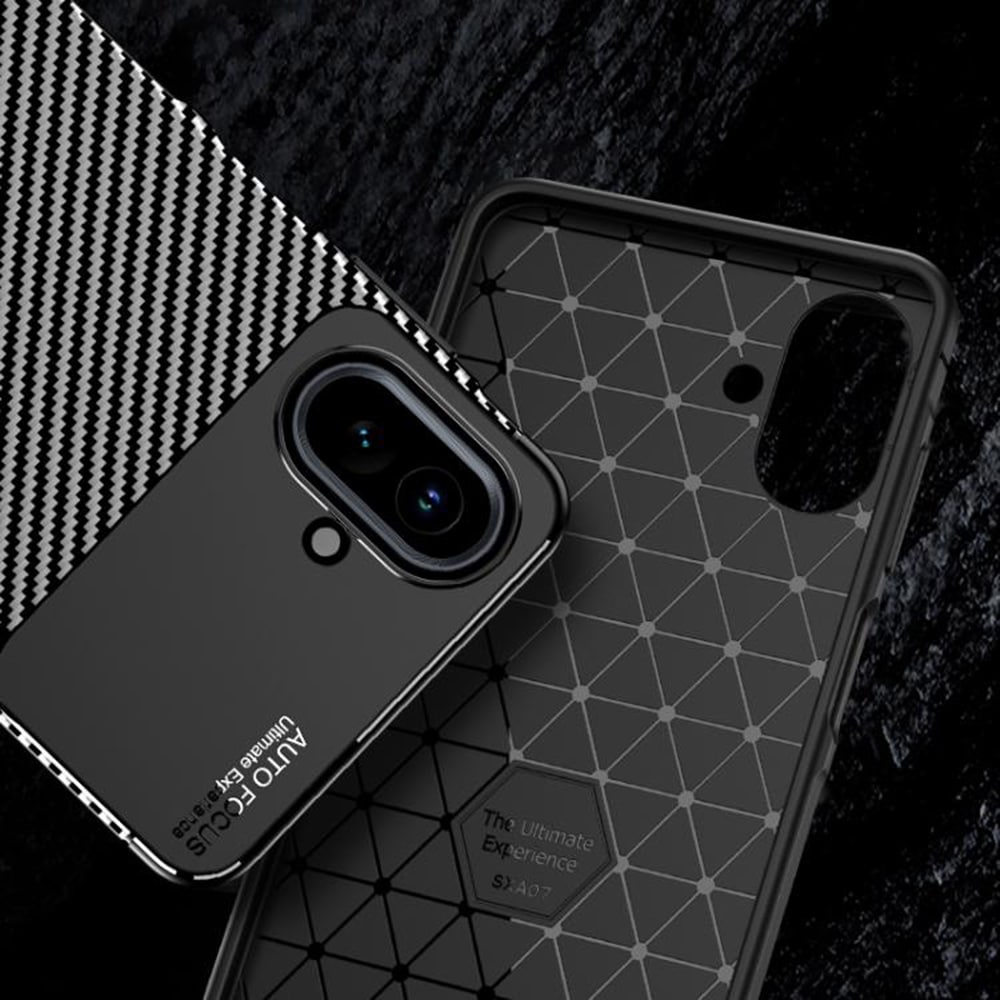 Techsuit - Ανθεκτική Θήκη Από Ινες Ανθρακα - Samsung Galaxy A07 4g - Μαύρη - Image 6