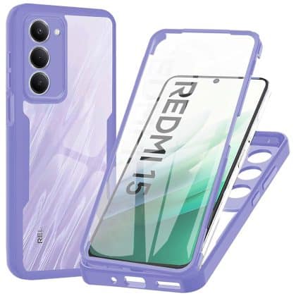 Techsuit ColorVerse 360 Series - θήκη για Xiaomi Redmi 15 / 15C / 15C 4G - Μωβ