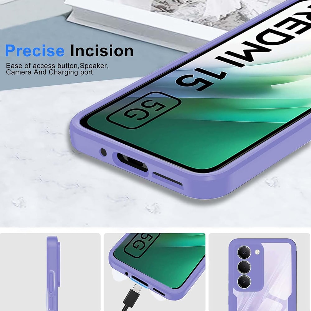 Techsuit ColorVerse 360 Series - θήκη για Xiaomi Redmi 15 / 15C 4G - Πολύχρωμο - Image 3