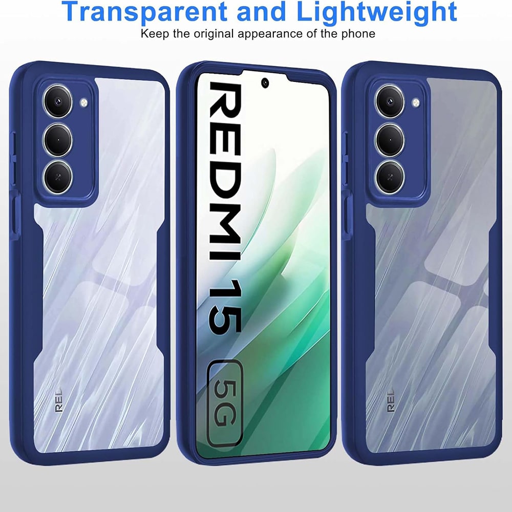 Techsuit ColorVerse 360 Series - θήκη για Xiaomi Redmi 15 4G / Redmi 15 5G - Διάφανο - Image 5
