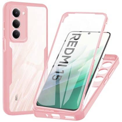 Techsuit ColorVerse 360 Series - θήκη για Xiaomi Redmi 15 / 15C - Ροζ