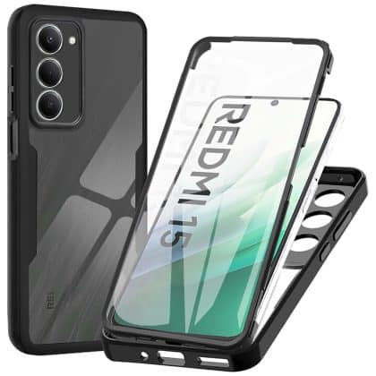 Techsuit ColorVerse 360 Series - θήκη για Xiaomi Redmi 15 / 15C - Μαύρο