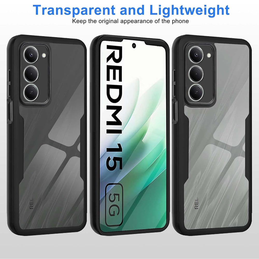 Techsuit ColorVerse 360 Series - θήκη για Xiaomi Redmi 15 / 15C - Διάφανο - Image 6