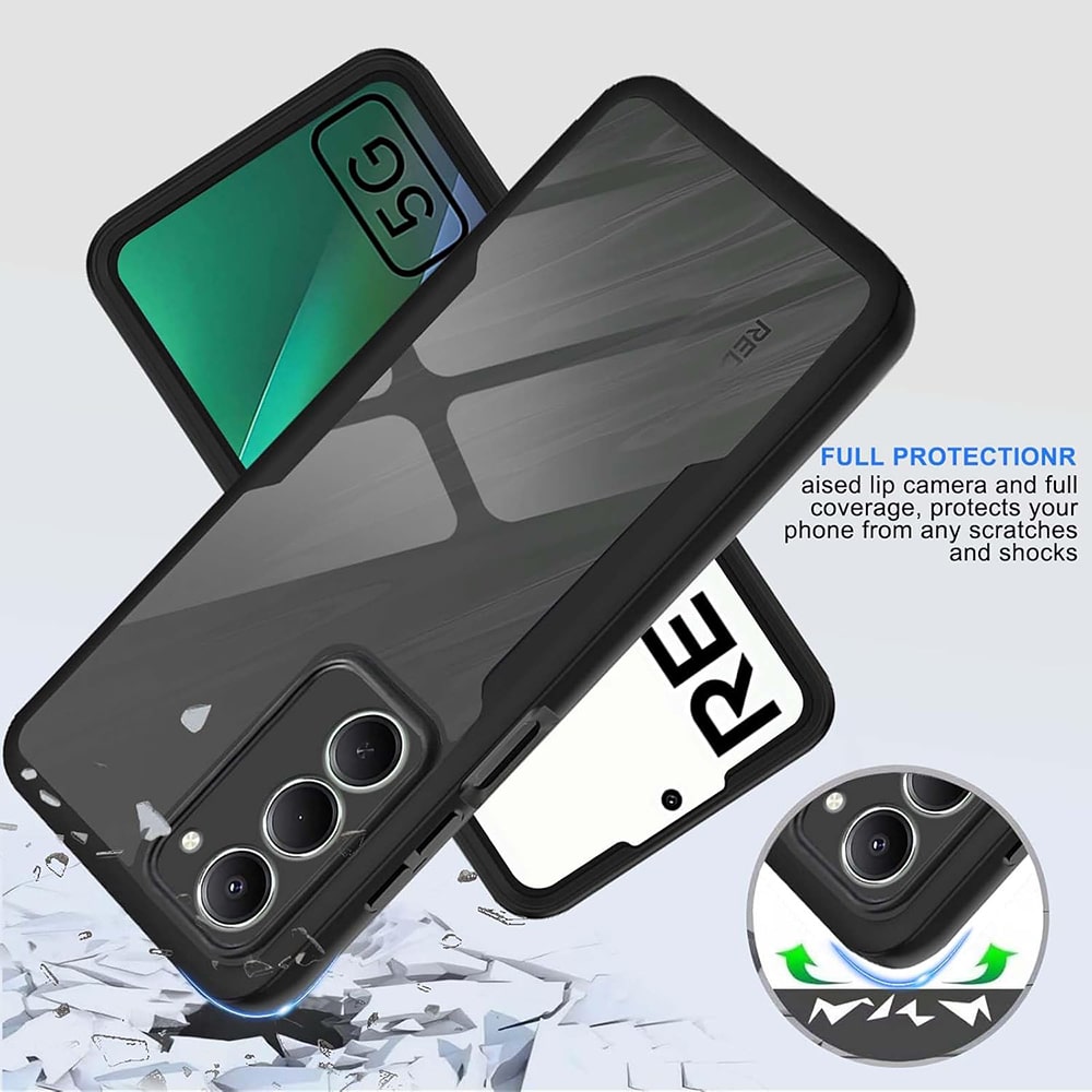 Techsuit ColorVerse 360 Series - θήκη για Xiaomi Redmi 15 / 15C - Διάφανο - Image 5