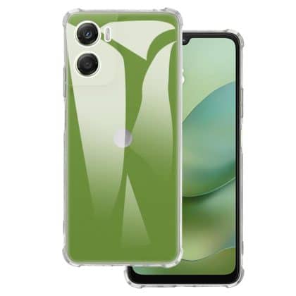 Διάφανη θήκη σιλικόνης Techsuit για Motorola Moto G06