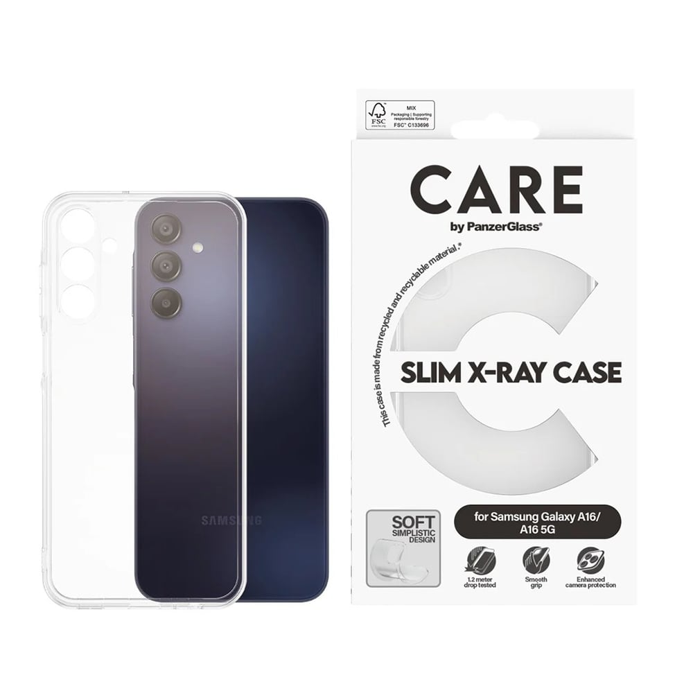 Θήκη Care By Panzerglass Fashion X-Ray Για Samsung Galaxy A16 / A16 5g Διαφανής 3806 - Image 3