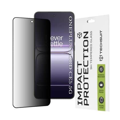 Techsuit - 111d Προστατευτική Ταινία Full Glue - Oneplus Nord Ce5 - Μαύρη