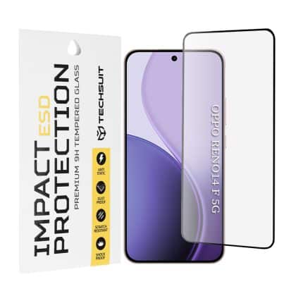 Techsuit - Γυαλί Esd - Oppo Reno14 F / Reno14 Fs 5g - Μαύρο
