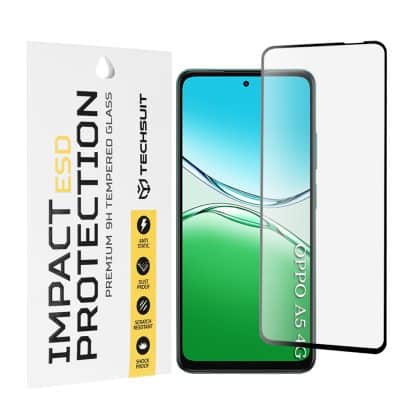 Techsuit - Εsd Γυαλί - Oppo A5 4g / A5 5g - Μαύρο
