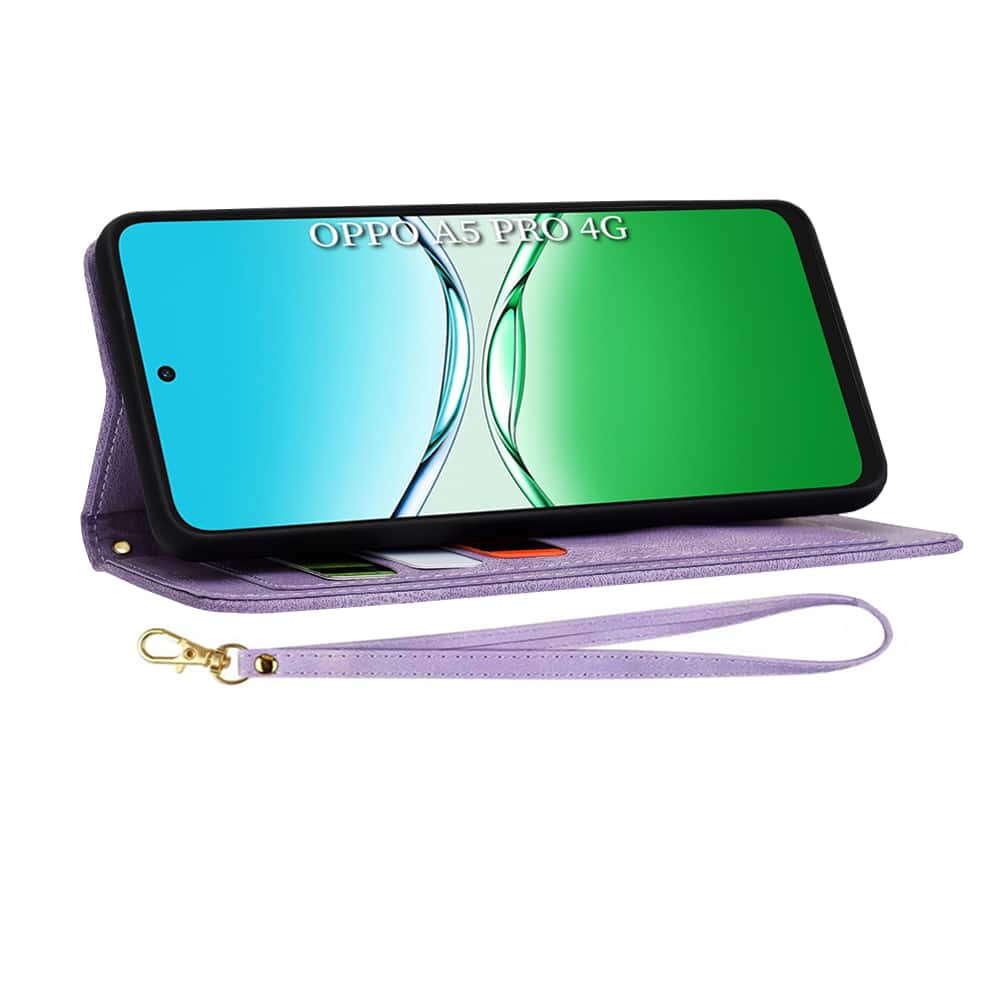 Techsuit FlipCraft - θήκη για Oppo A5 Pro 4G / - Μωβ - Image 2