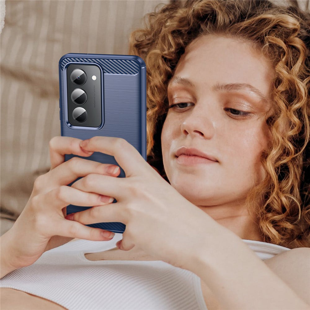 Techsuit Carbon Silicone - θήκη για Xiaomi Redmi 15 / 15C 4G - Μπλε - Image 6