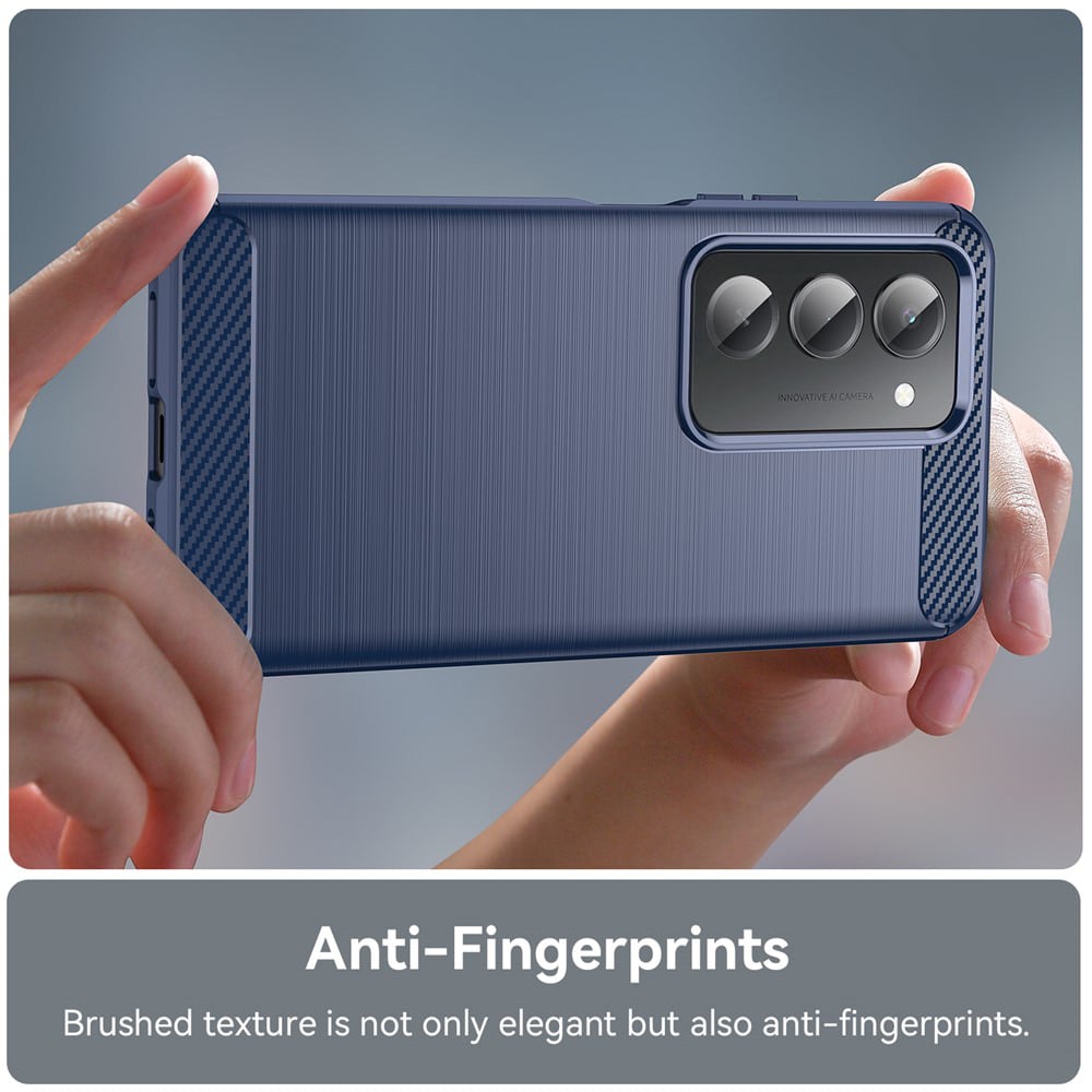 Techsuit Carbon Silicone - θήκη για Xiaomi Redmi 15 / 15C 4G - Μπλε - Image 2
