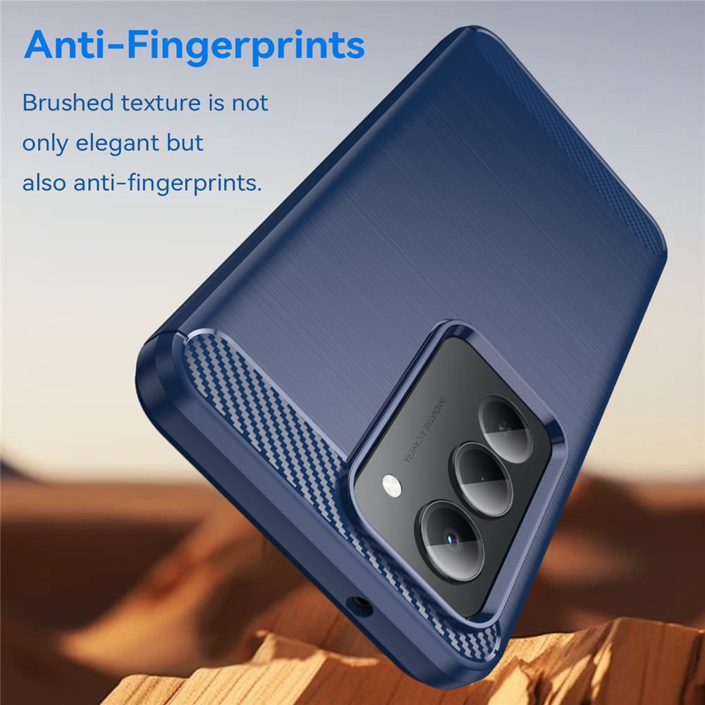 Techsuit Carbon Silicone - θήκη για Xiaomi Redmi 15 / 15C 4G - Μπλε - Image 3