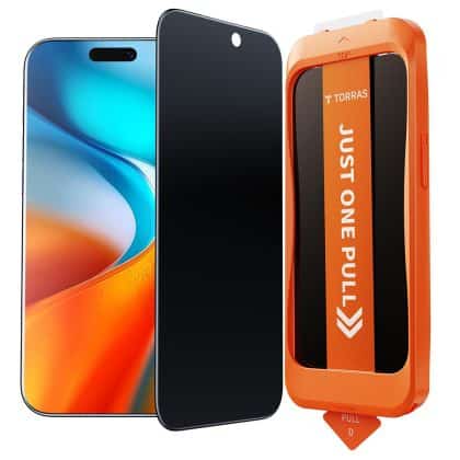 Torras - Glassgo Install Master Privacy - iPhone 17 - Μαύρο