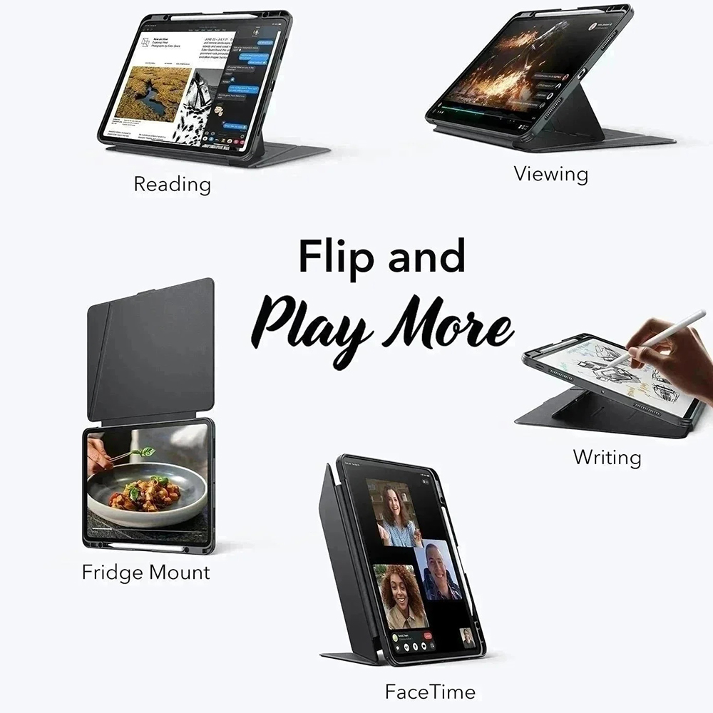 ESR Flip Hybrid - θήκη για Apple iPad Pro 13 (2024) / 13 (2025) - Μωβ - Image 4