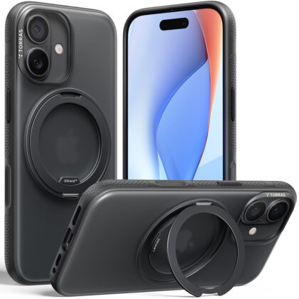 Torras Ostand R Fitness Series - θήκη για Apple iPhone 17 - Μαύρο