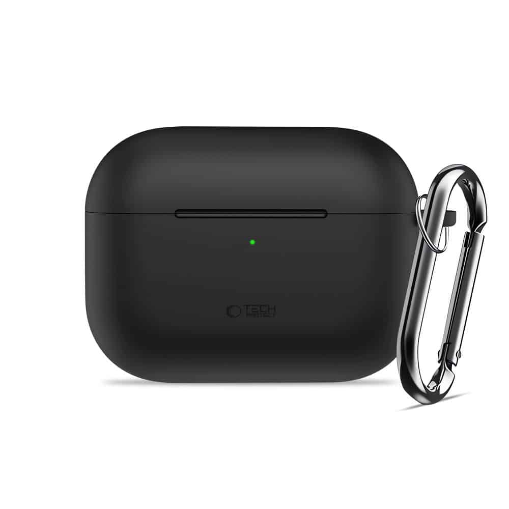 Tech-Protect Σιλικονενια Θηκη Με Γατζο Για Apple Airpods Pro 3 Μαυρη - Image 2