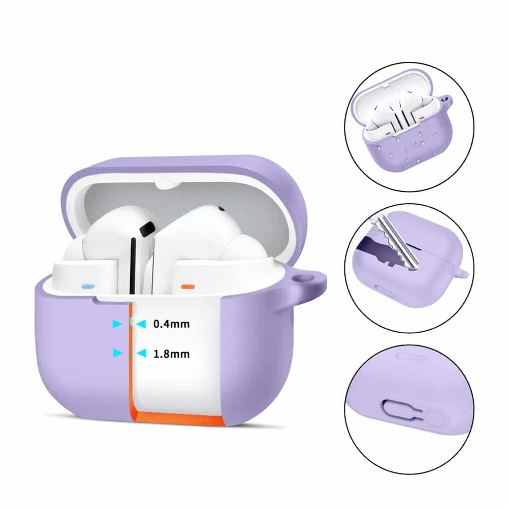 Tech-Protect θήκη Για Samsung Galaxy Buds 3 / 3 Fe / 3 Pro Λαβαντερ - Image 2