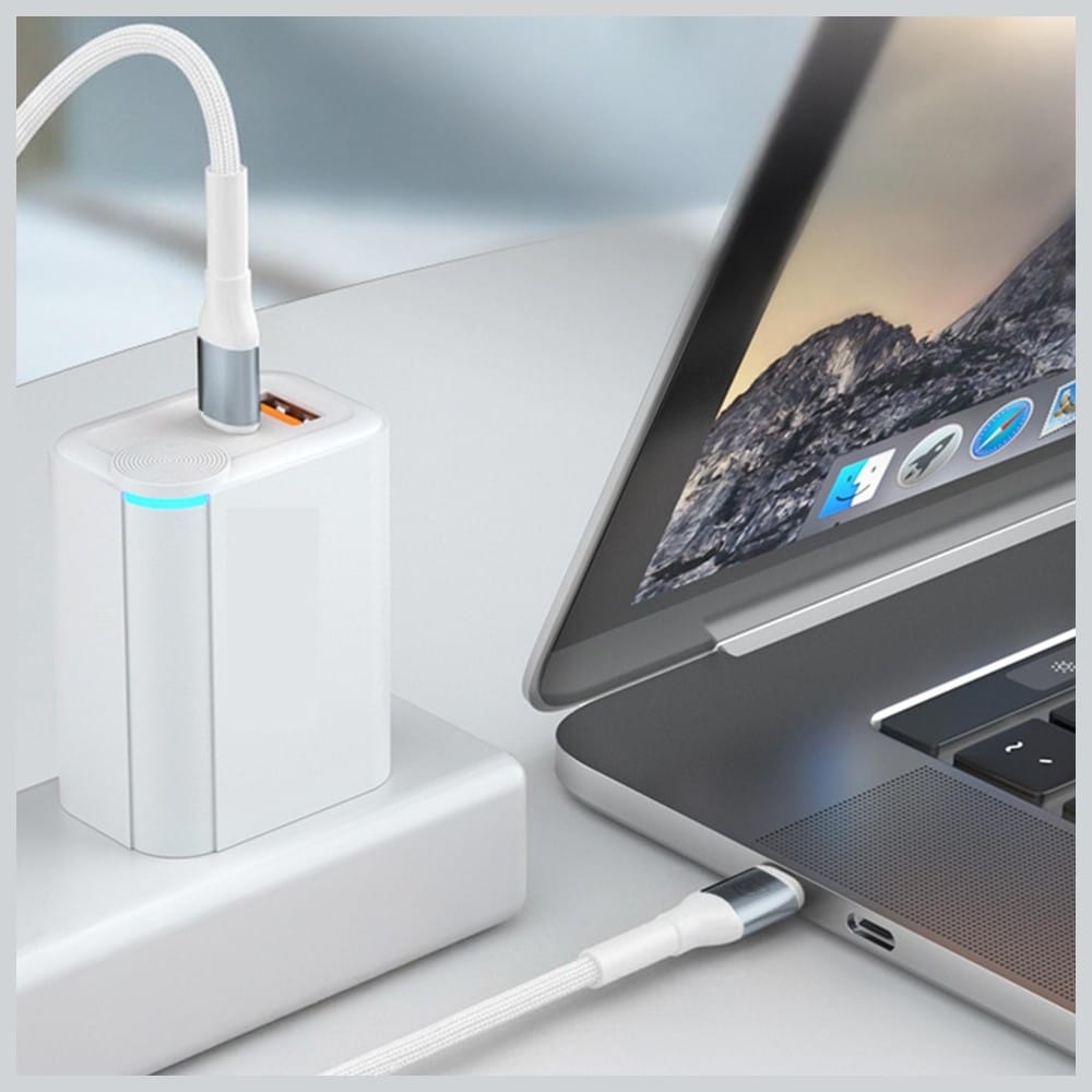 Καλώδιο 3mk Hyper Καλώδιο N-Series USB-C Σε USB-C 1m 20v/5a 100w Λευκό - Image 7