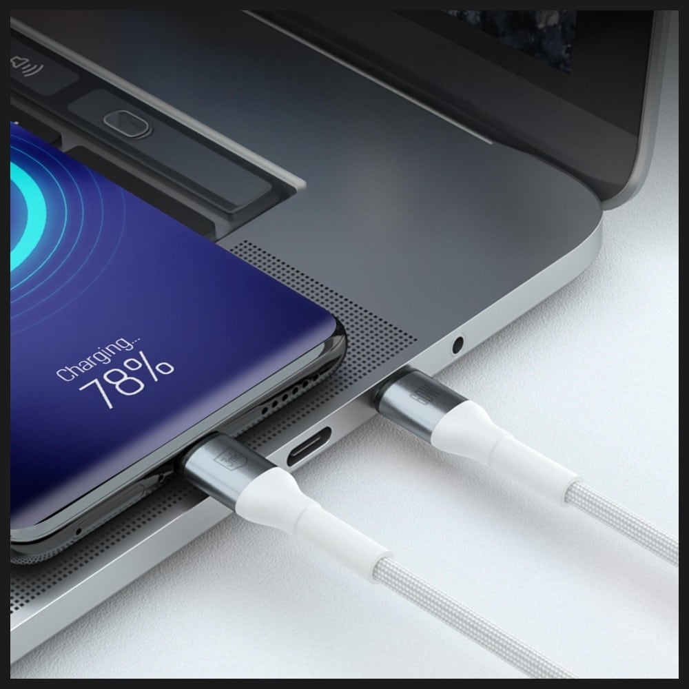 Καλώδιο 3mk Hyper Καλώδιο N-Series USB-C Σε USB-C 1μ 20v/3a 60w Λευκό - Image 3