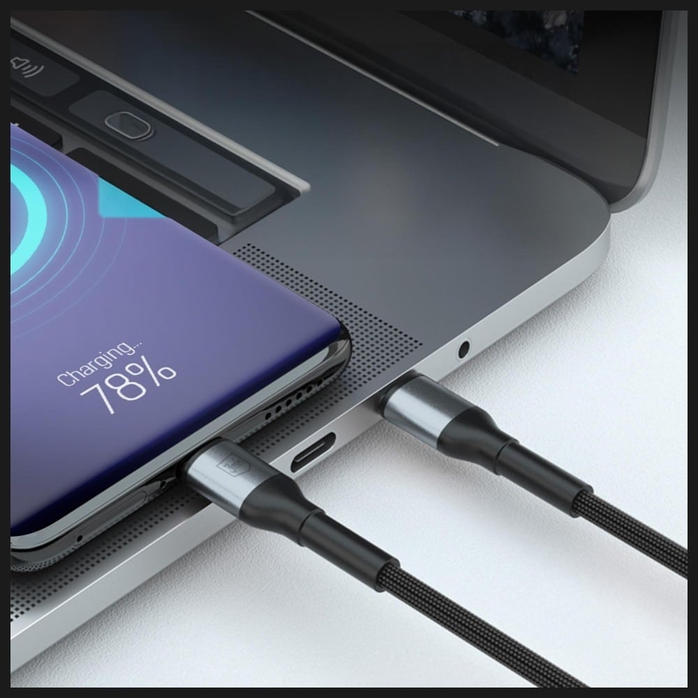Καλώδιο 3mk Hyper Καλώδιο N-Series USB-A Σε USB-C 2μ 9v/2a 18w Μαύρο - Image 3