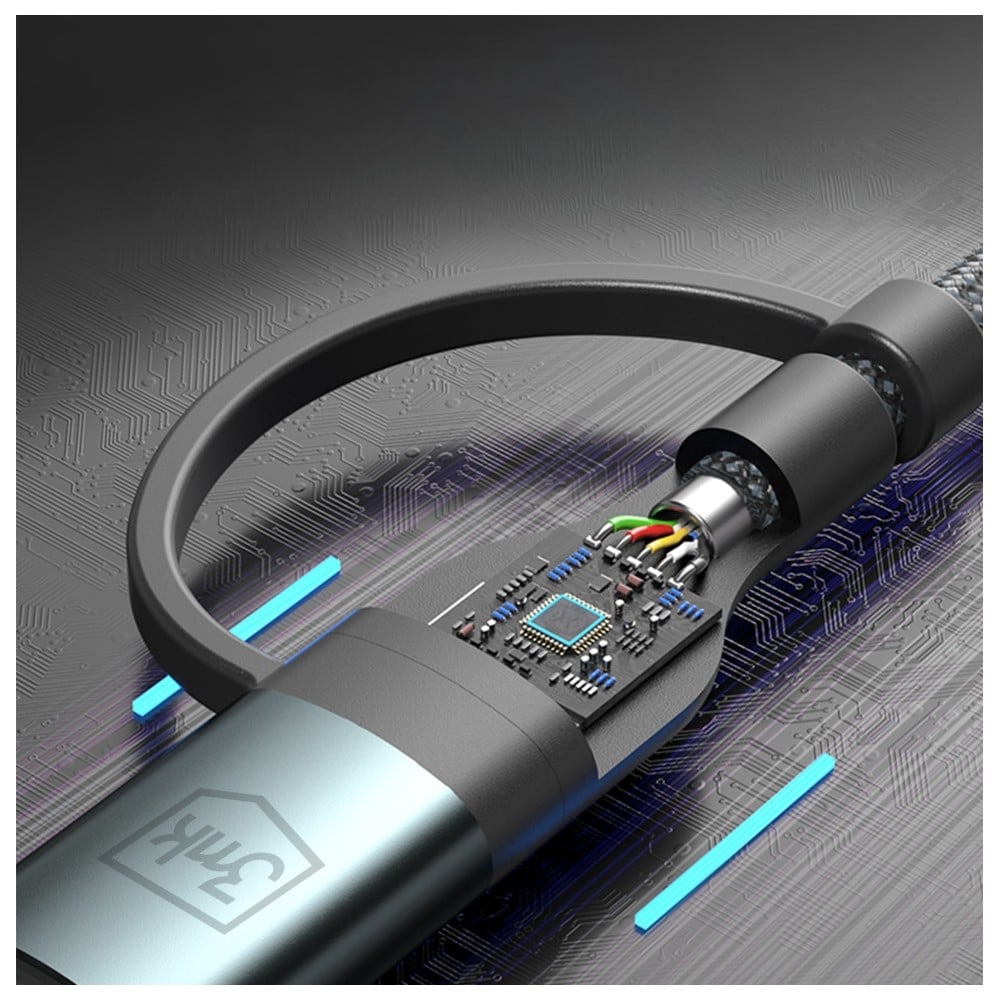 Καλώδιο 3mk Hyper Καλώδιο N-Series USB-A/usb-C Σε USB-C/lightning 1.2m 9v/2a 60w - Image 7