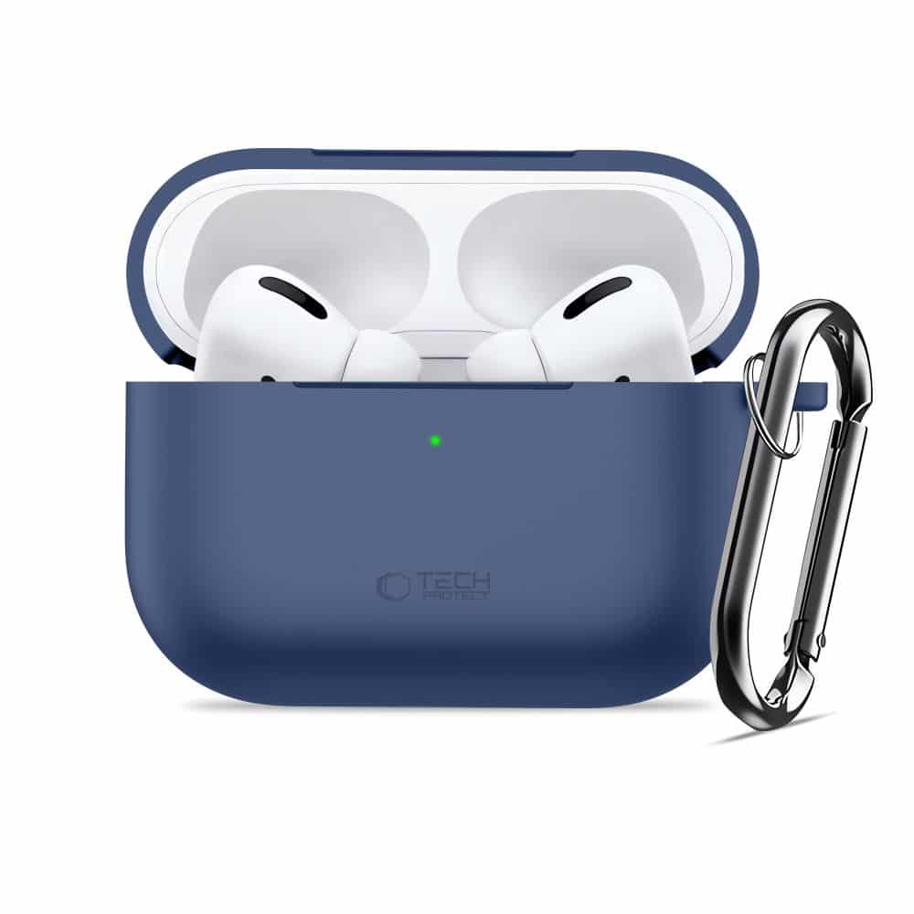 Tech-Protect Σιλικονα Κρεματσα Apple Airpods Pro 3 Μπλε Ναυτικου - Image 3