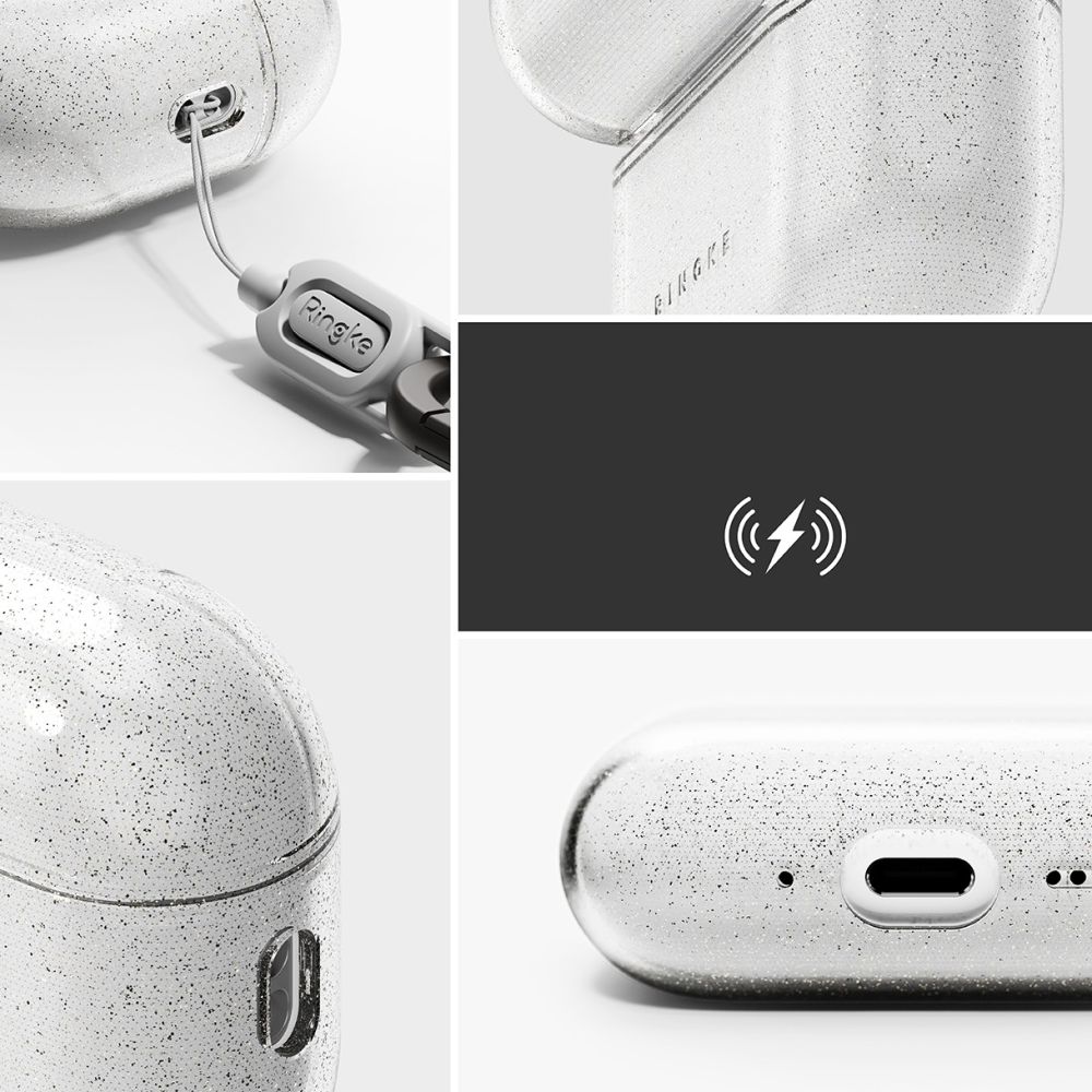 Ringke Air Για Apple Airpods Pro 3 Διαφανο Glitter - Image 3