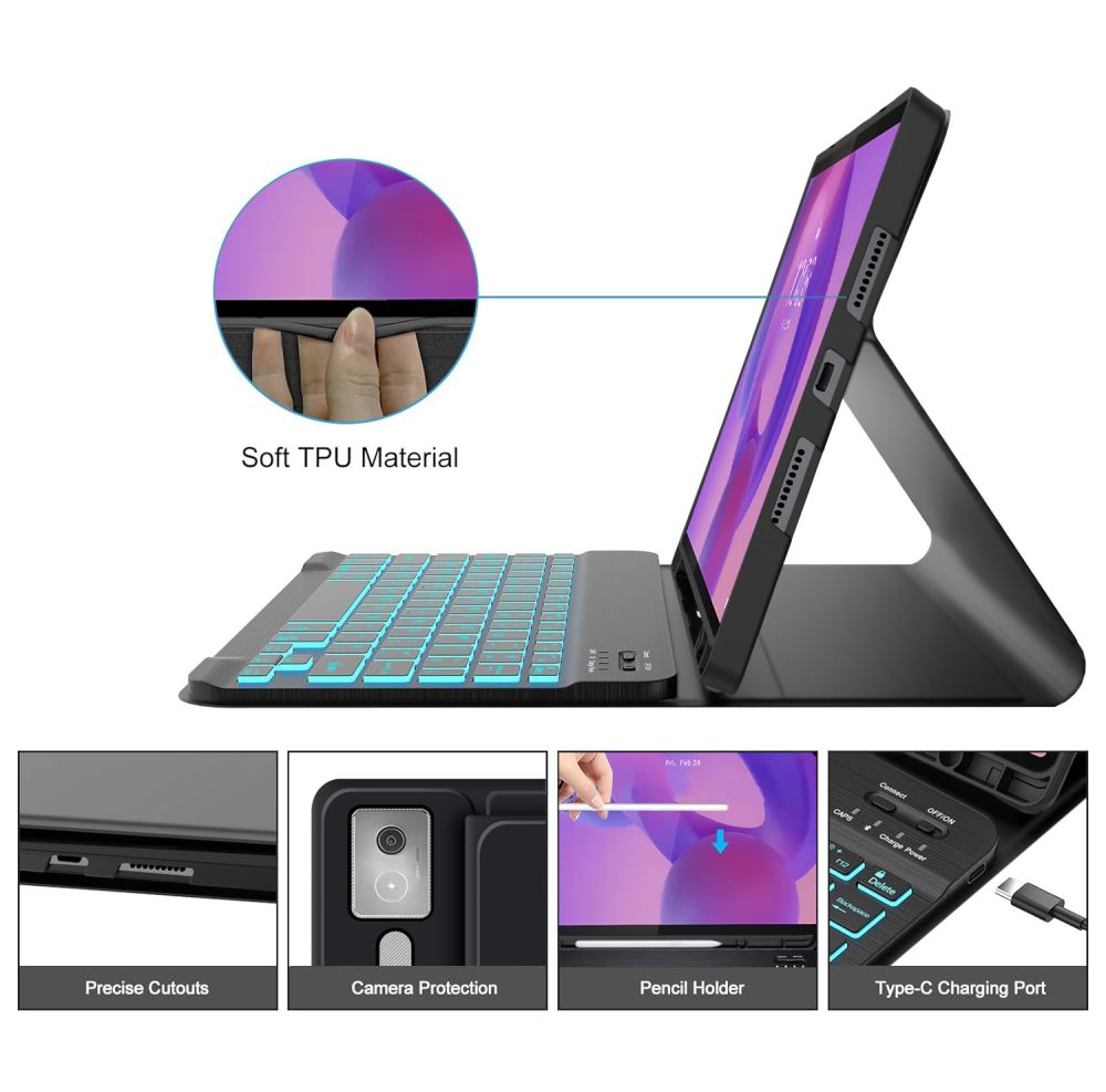 Tech-Protect Sc Pen Lenovo Idea Tab Pro / Pro Mt 12.7 Tb-373 Μαυρο - Image 3