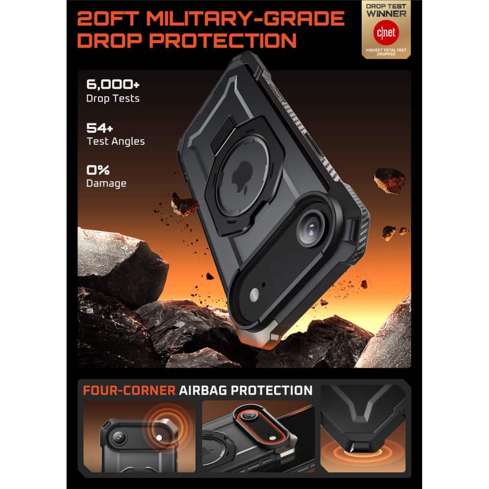 Supcase UB GRIP - θήκη για Apple iPhone Air - Μαύρο - Image 3