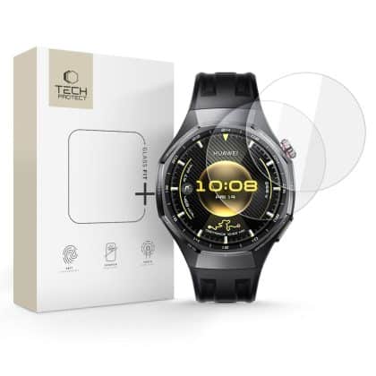 Tech-Protect Glass Fit+ 2-Pack Για Huawei Watch Gt 6 Pro (46 Mm) Διαφανο