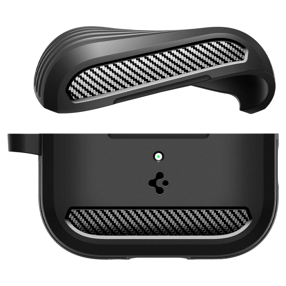 Spigen Rugged Armor Σκελος Για Apple Airpods Pro 3 Matt Black - Image 4
