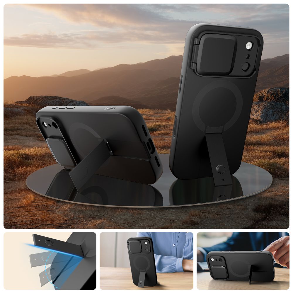 TECH-PROTECT KEVLAR AURA - θήκη για Apple iPhone 17 Pro - Μαύρο - Image 4