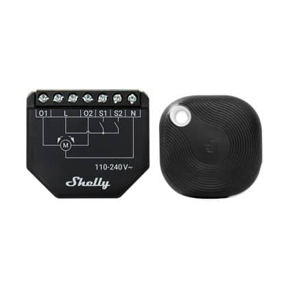 Wifi Shelly Shutter + Σκληρό Κουμπί Blu 1 Για Ελεγχο Περσίδων/κουρτινών