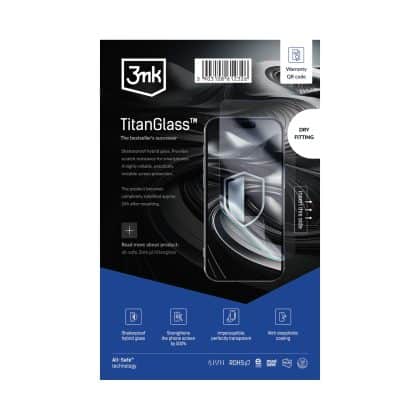 3mk – Υδριβικό γυαλί TitanGlass (+ Σετ τοποθέτησης)