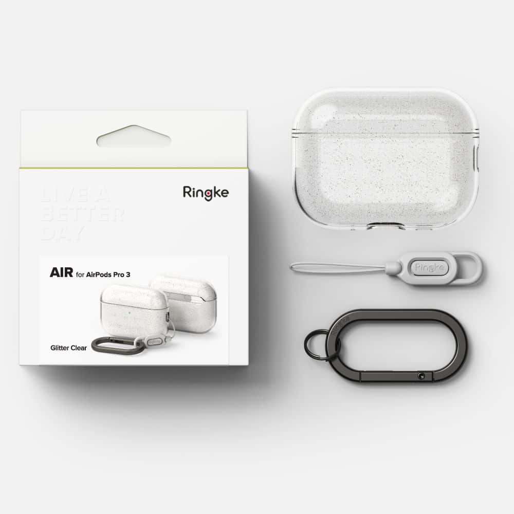 Ringke Air Για Apple Airpods Pro 3 Διαφανο Glitter - Image 5