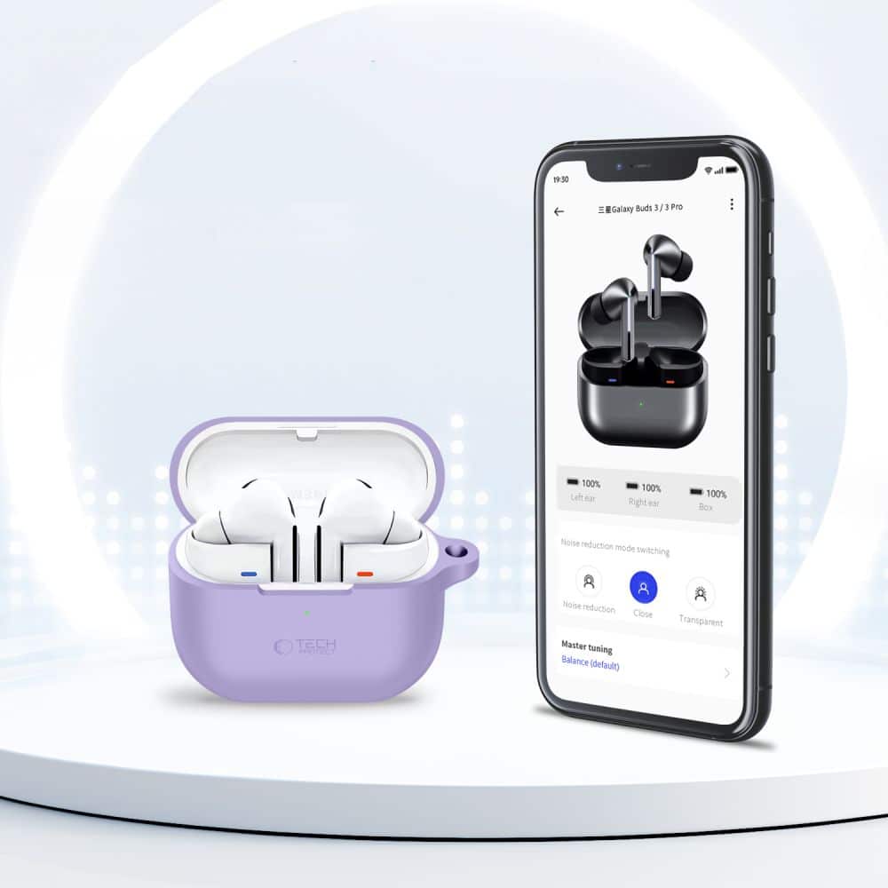 Tech-Protect θήκη Για Samsung Galaxy Buds 3 / 3 Fe / 3 Pro Λαβαντερ - Image 5