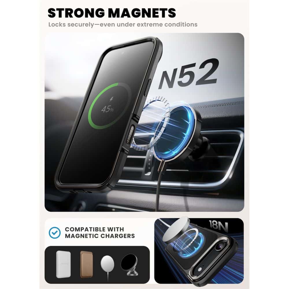 Supcase IBLSN ARES FLIP MAG - θήκη για Apple iPhone Air - Μαύρο - Image 6