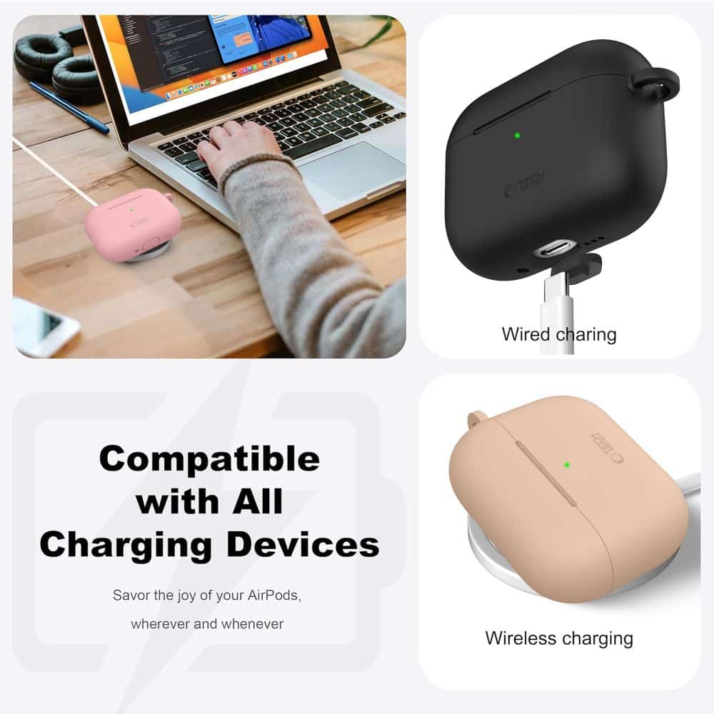 Tech-Protect Σιλικονενιος Γατσος Για Apple Airpods Pro 3 Γκρι - Image 6