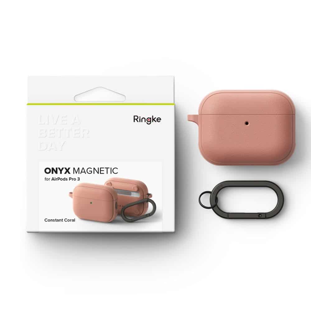 Ringke Onyx Μαγνητικο Magsafe Για Apple Airpods Pro 3 Constant Coral - Image 7