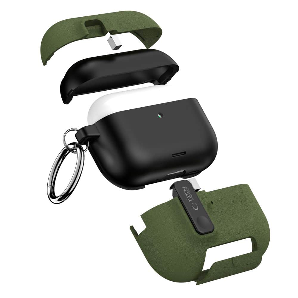 Tech-Protect Slim Hook Για Apple Airpods Pro 3 Πρασινο Ελαιολαδου - Image 7