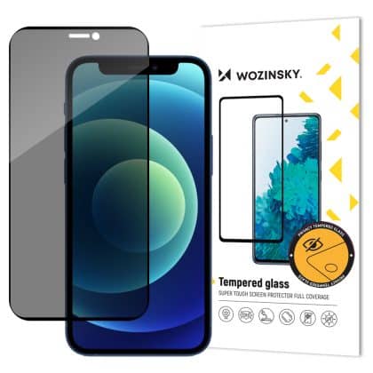 Προστασία Οθόνης Ιδιωτικότητας Wozinsky Για iPhone 12 Pro / iPhone 12 Με Φίλτρο Anti Spy