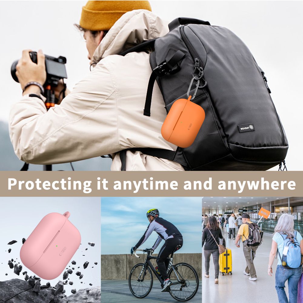 Tech-Protect Σιλικονενια Θηκη Με Γατζο Για Apple Airpods Pro 3 Μαυρη - Image 8