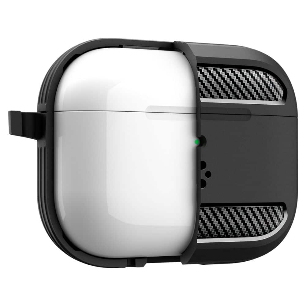Spigen Rugged Armor Σκελος Για Apple Airpods Pro 3 Matt Black - Image 9
