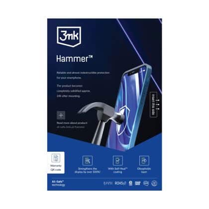 3mk – Υπερανθεκτική μεμβράνη - Hammer (+ Σετ τοποθέτησης)